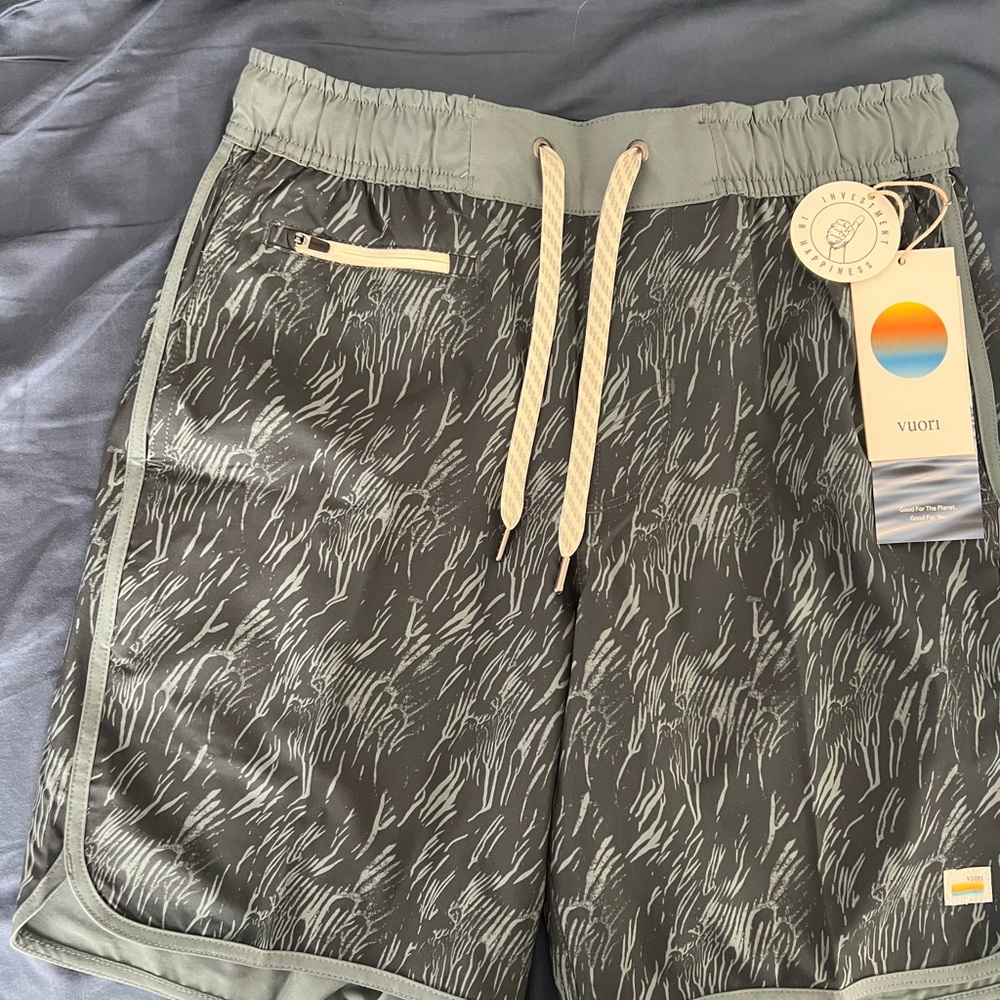 NWT Vuori Men's Kashmir Flux Banks Shorts XS
